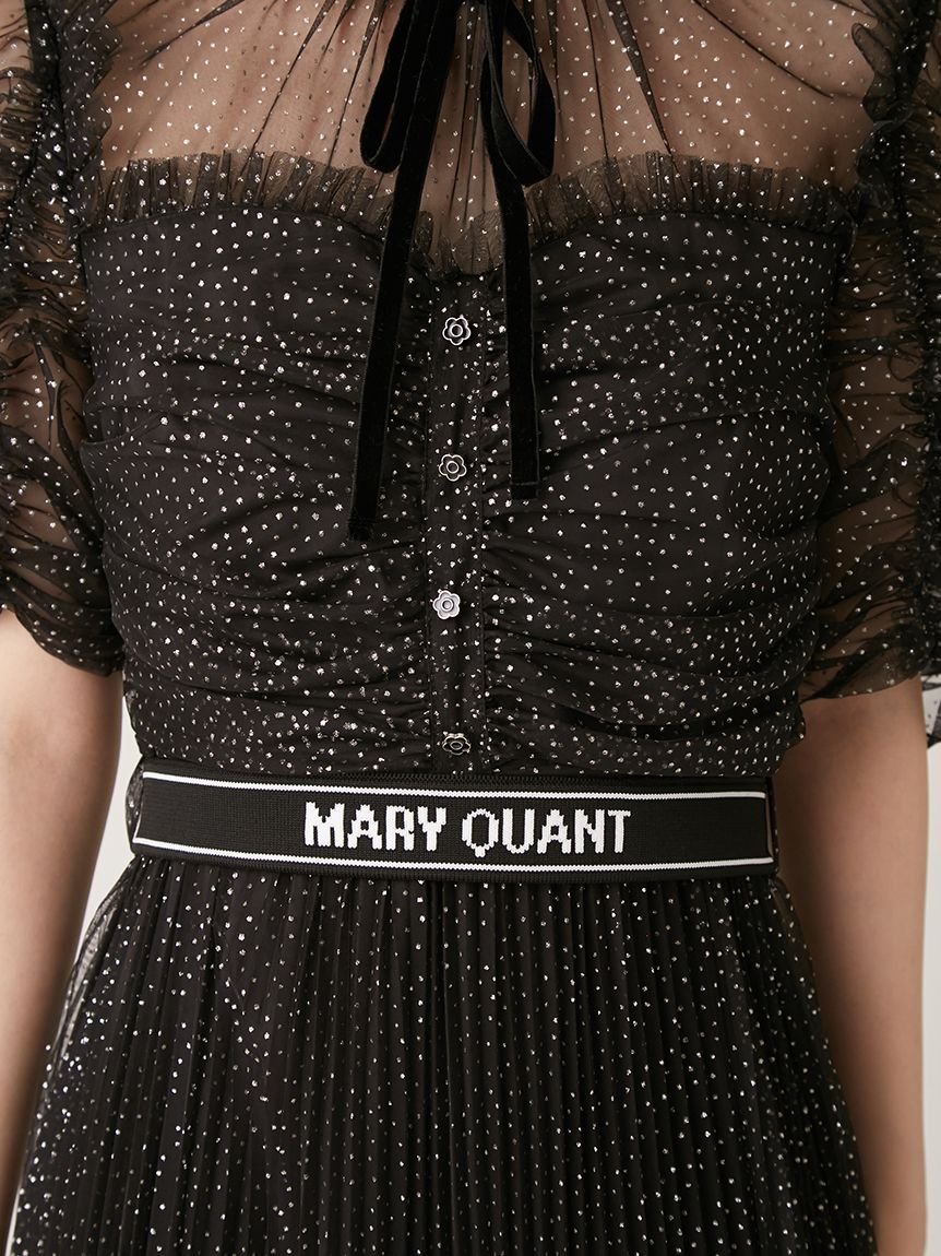 LILY BROWN｜【LILY BROWN×MARY QUANT】ベルト付きドットチュール