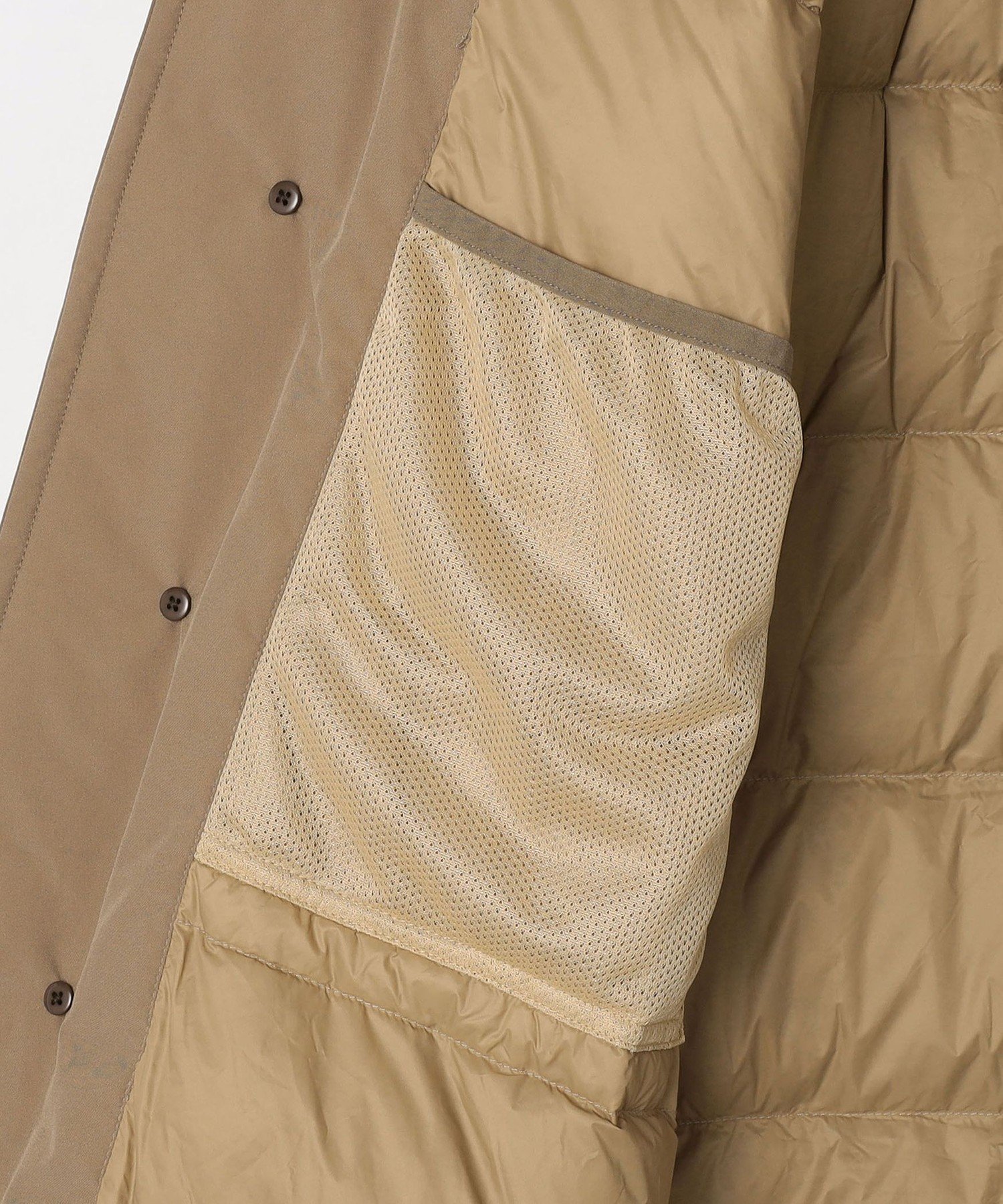 【SHIPS any】撥水/防風等 多機能 ダウン クラシカル ミドルカーコート SHIPS any any:〈撥水/防風等〉多機能 ダウン クラシカル ミドル カー