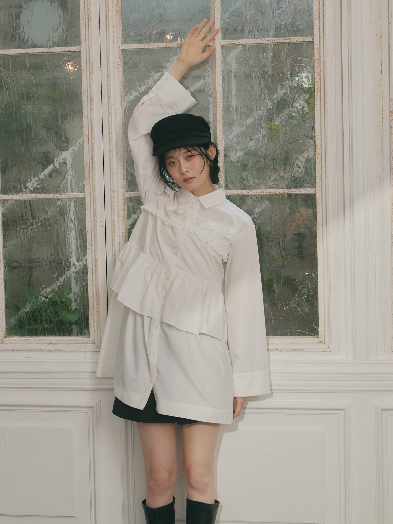 Olu.｜フリルチュニックワンピース | Rakuten Fashion(楽天