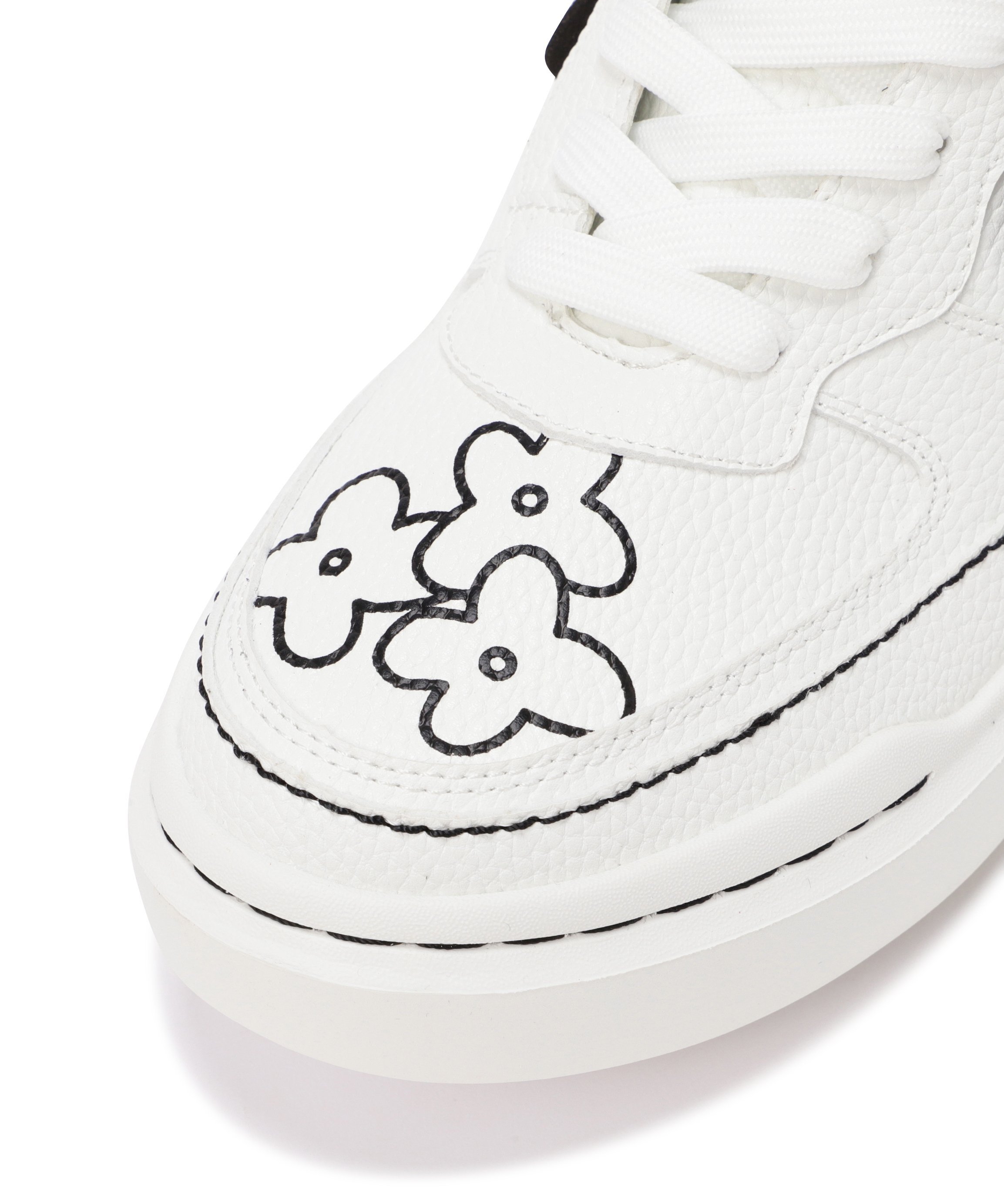 PEARLY GATES｜ロゴ×花柄ハイカットシューズ (LADIES) | Rakuten