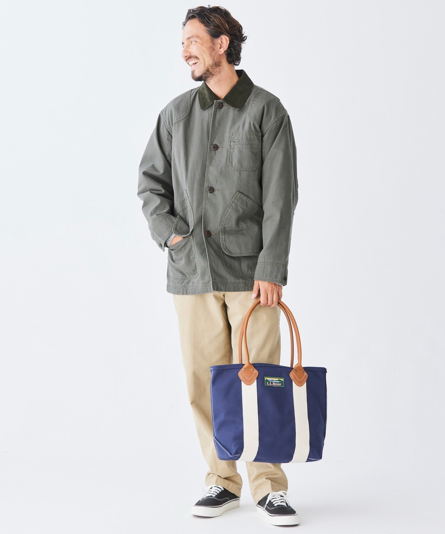 L.L.Bean｜クラシック・レザー・ハンドル・カタディン・ボート・アンド