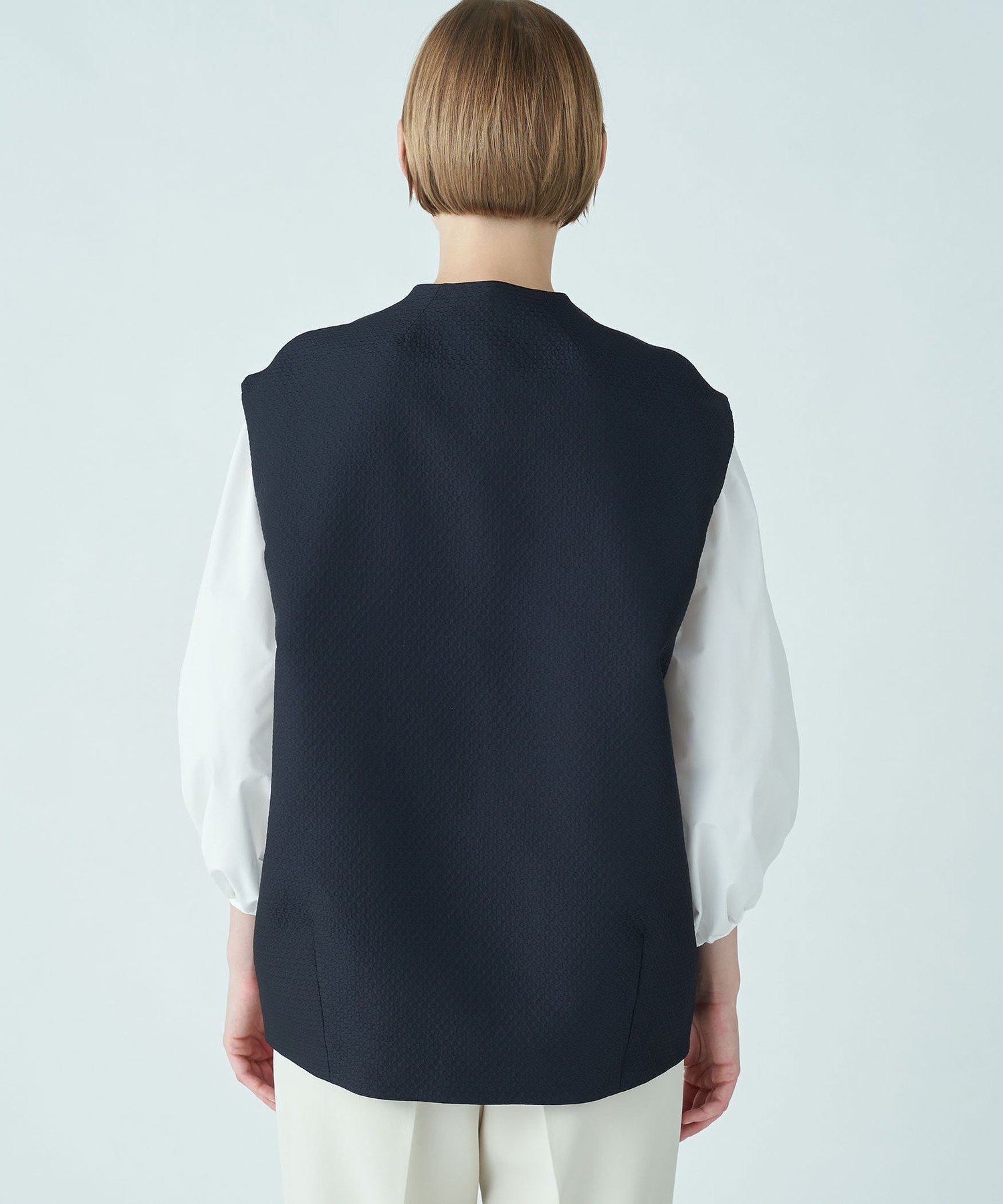 TOMORROWLAND｜ピンドットマトラッセ コクーンジレ | Rakuten Fashion