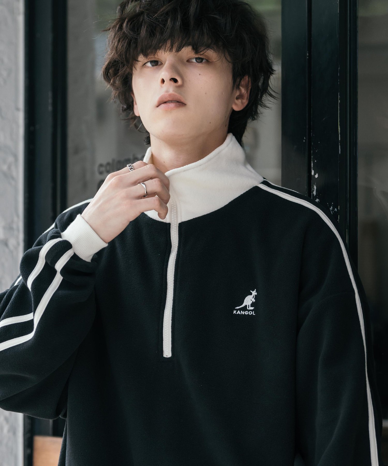 Rocky Monroe｜新色追加 KANGOL 別注コラボサイドラインロゴ刺繍ハーフ