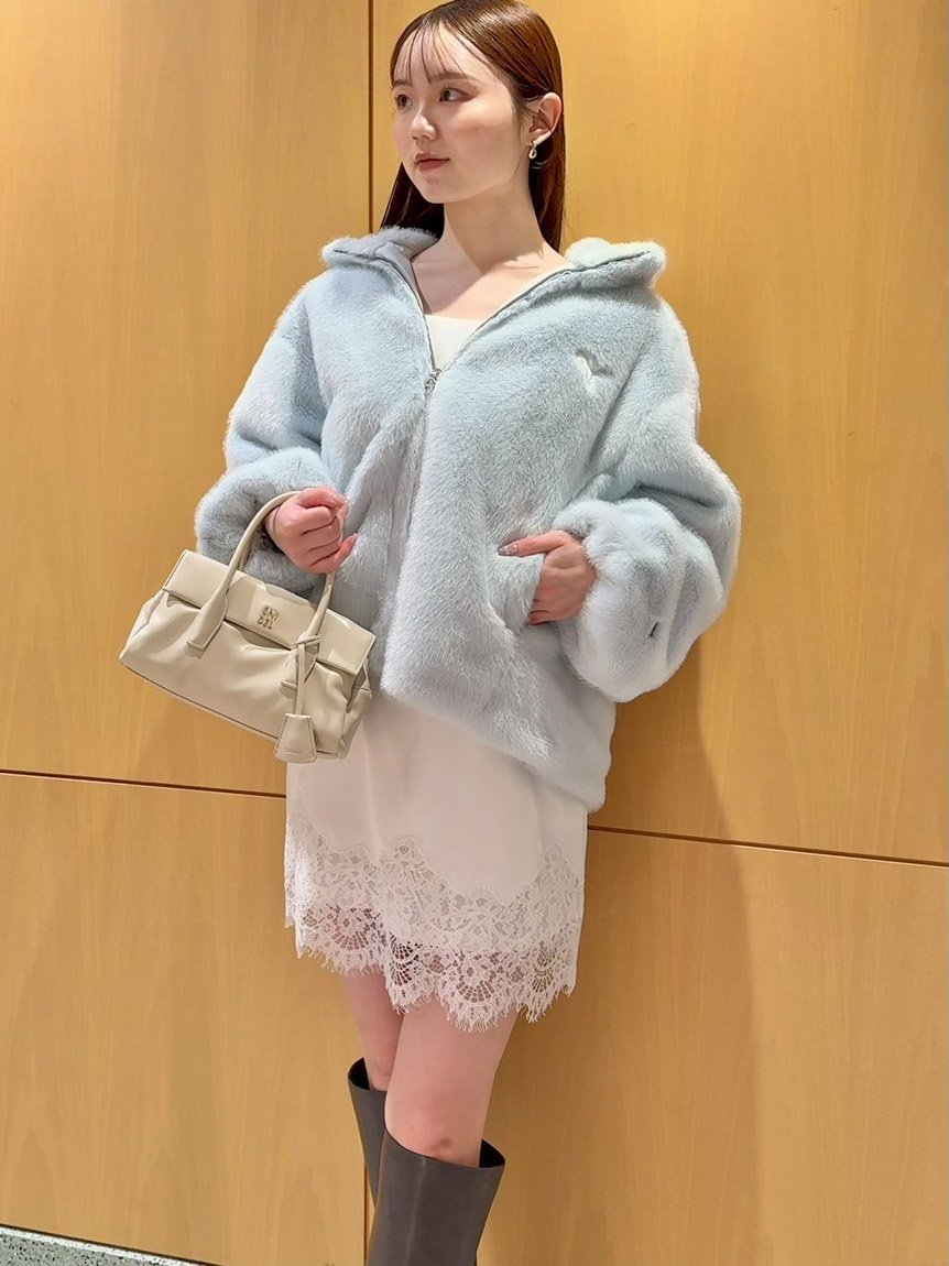 SNIDEL｜【SNIDEL×PUMA】エコファーブルゾン | Rakuten Fashion(楽天