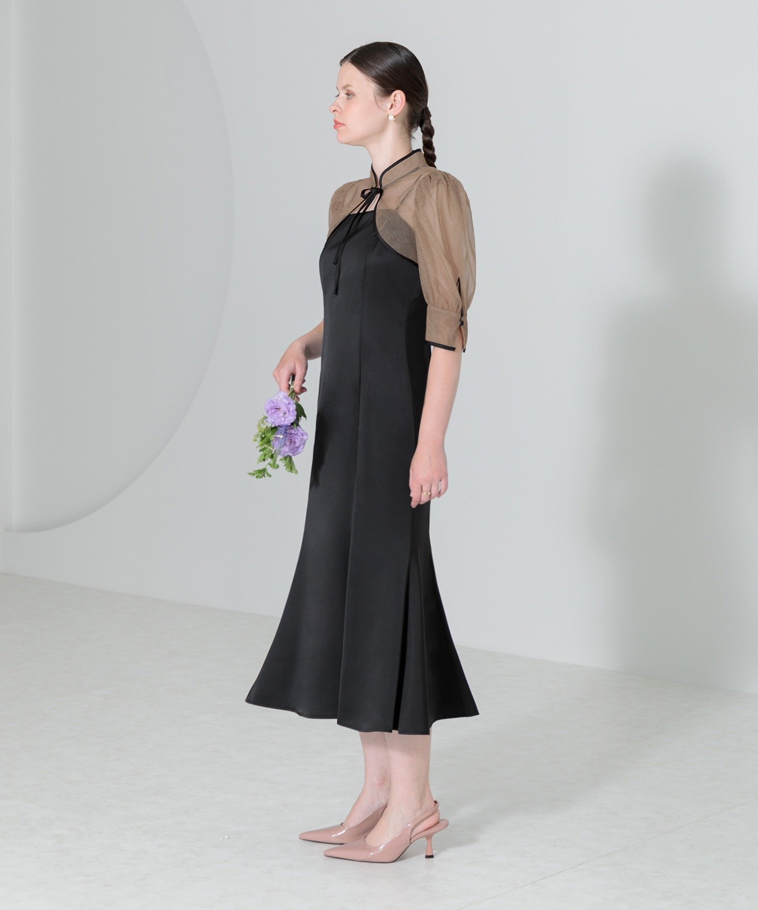 Leja｜LEJA-ショートボレロマーメイドワンピースセットアップロング