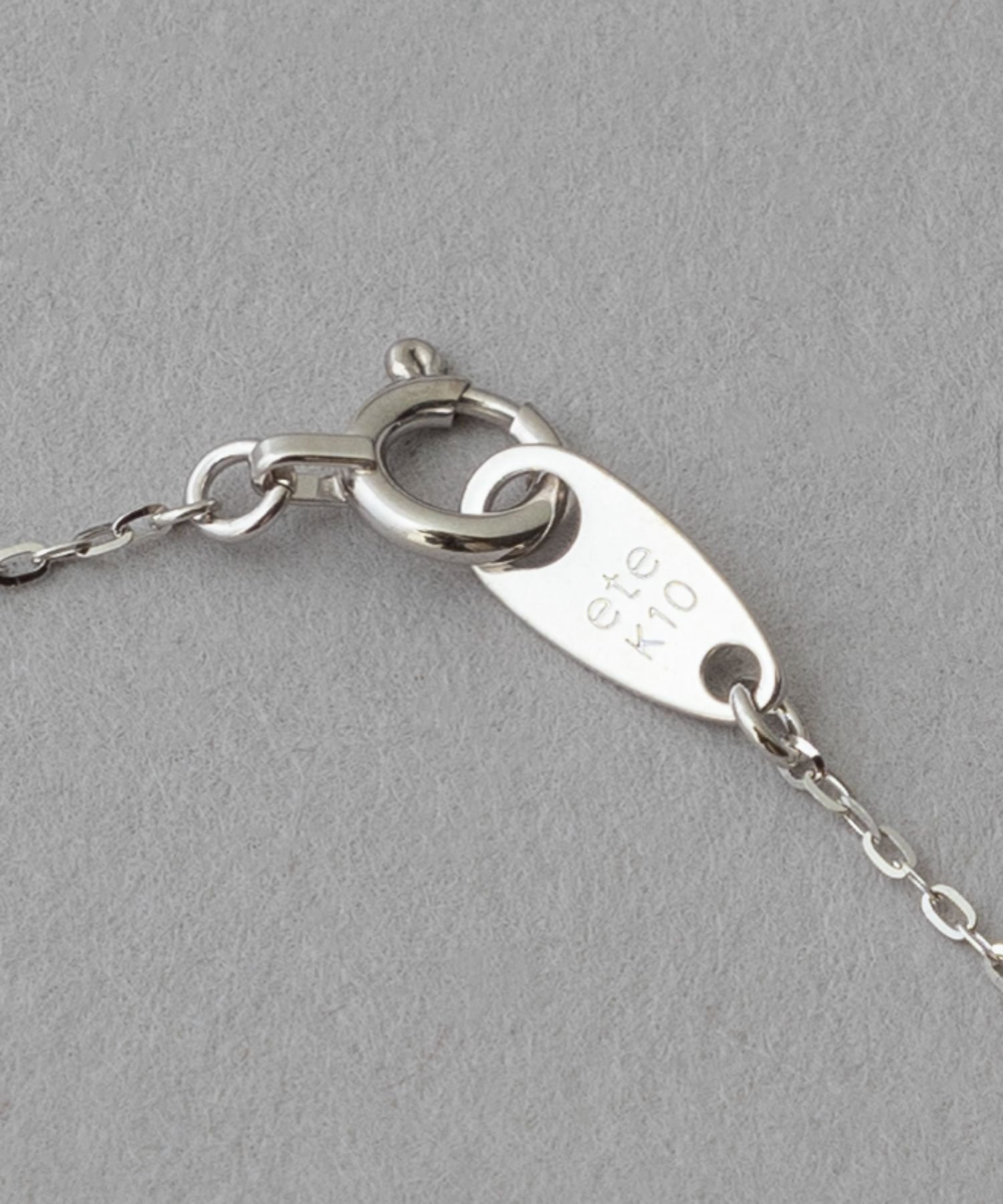 ete｜[レイヤード] K10WG ダイヤモンド ネックレス | Rakuten Fashion