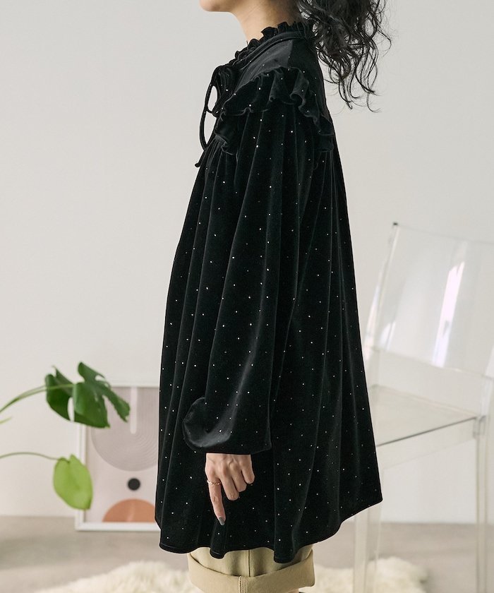 クッキー 新品未使用 ☆ アルベロベロ ☆ ベロア 長袖チュニック SALE