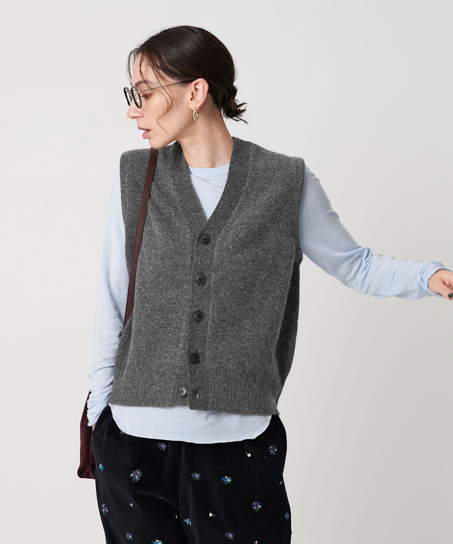 BEAUTY&YOUTH UNITED ARROWS｜ウールカシミヤブレンド アクア ニット