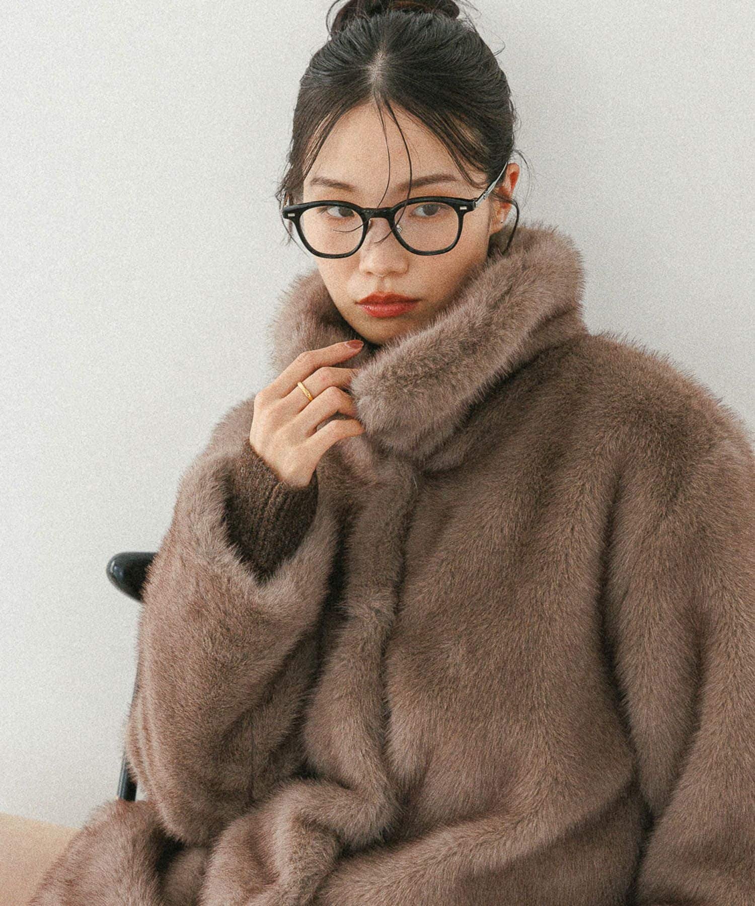 Heather｜MIXファーミドルジャケット | Rakuten Fashion(楽天