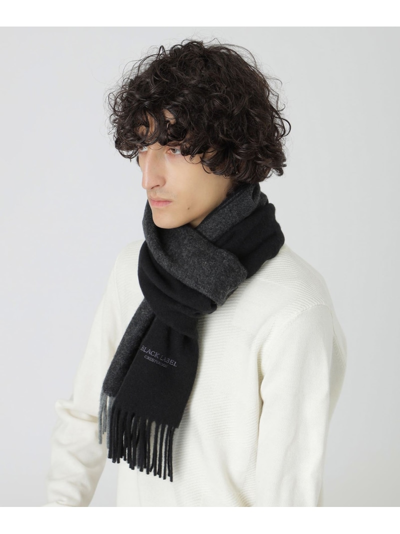 楽天市場】カシミヤ マフラー（ブランドブラックレーベルクレスト
