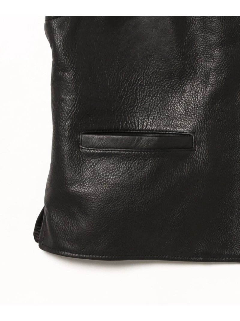 楽天市場】BEAMS PLUS LEATHER VEST ビームス メン トップス ベスト