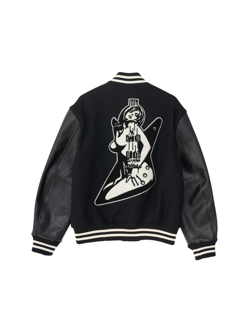 楽天市場】HYSTERIC GLAMOUR TURN THE MUSIC UP刺繍 スタジャン