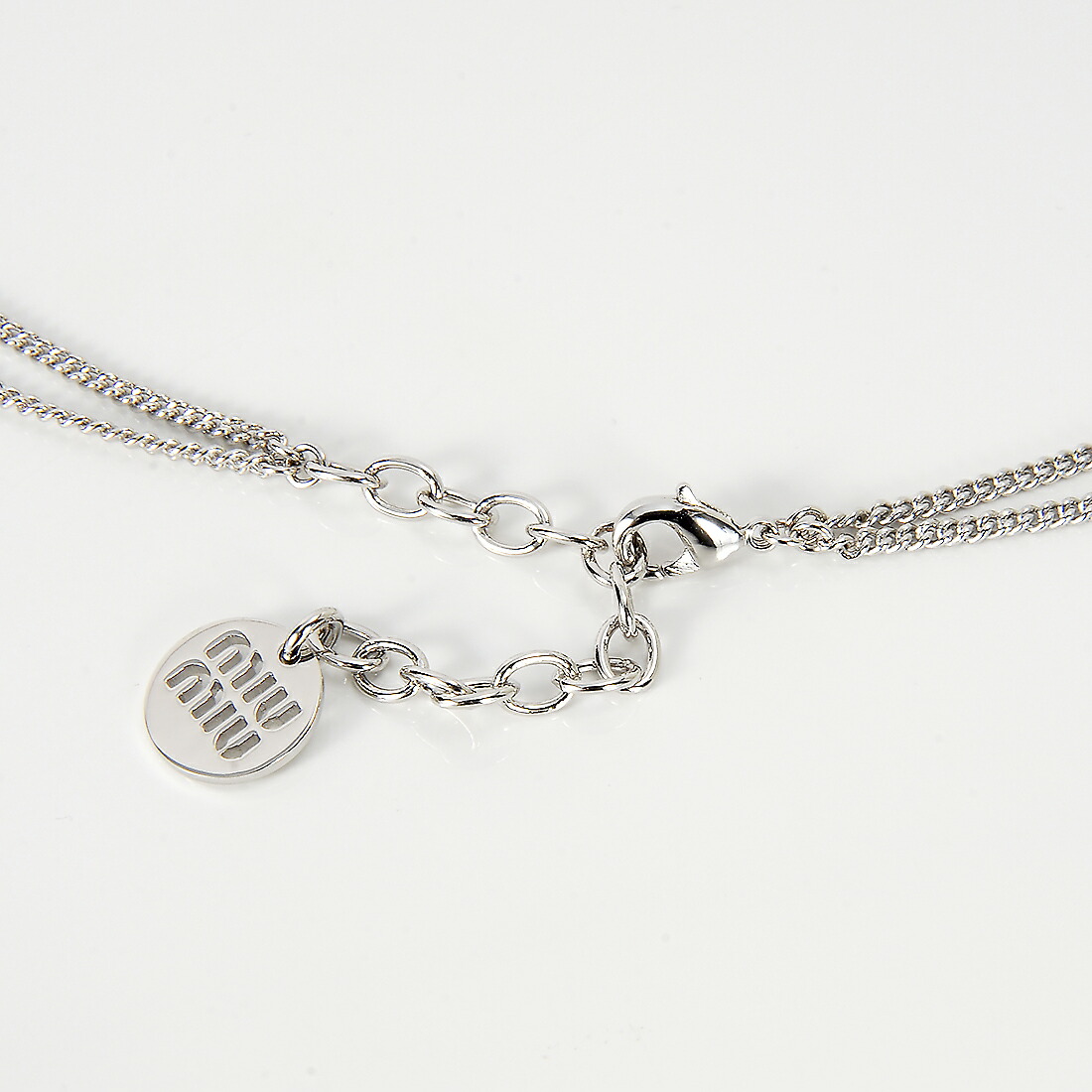 楽天市場】miumiu ミュウミュウ ネックレス レディース シルバー