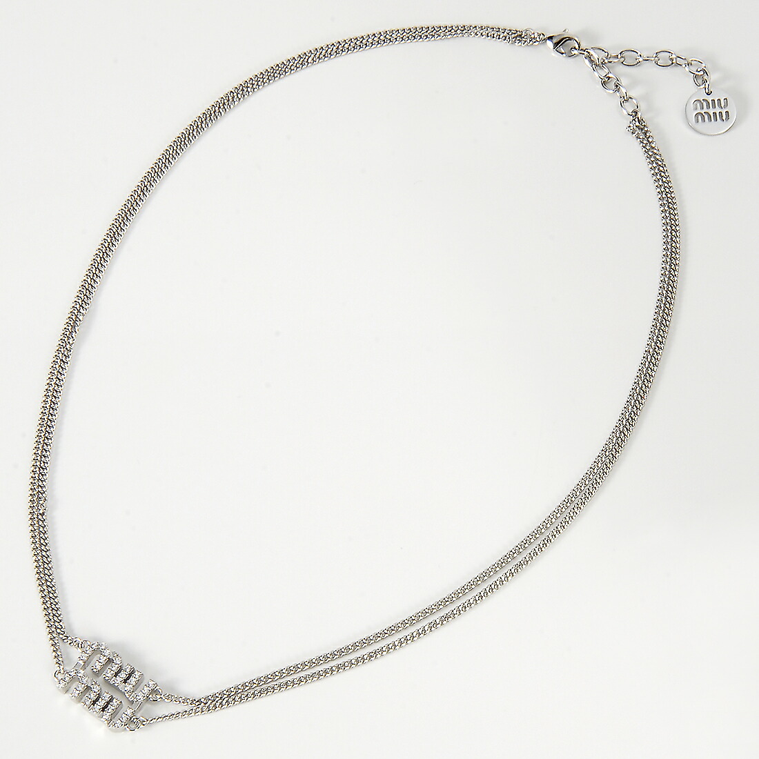 楽天市場】miumiu ミュウミュウ ネックレス レディース シルバー