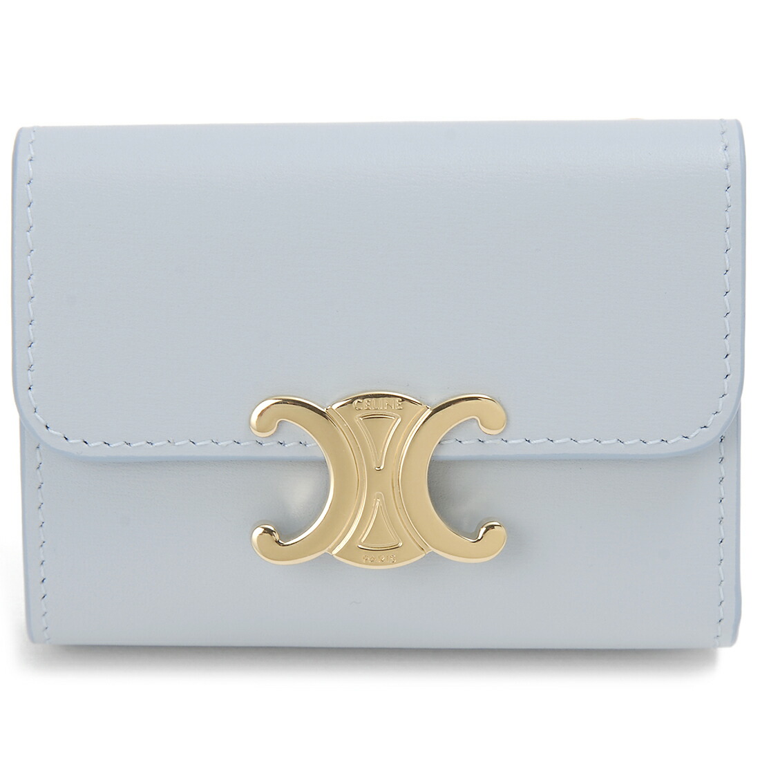 楽天市場】CELINE セリーヌ 三つ折り財布 レディース ブルー 10I65