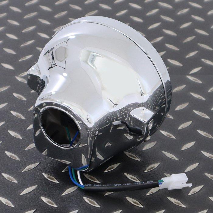 楽天市場】ホンダ NS-1 ヘッドライト メッキ レンズ径130φ H4 ハロゲン