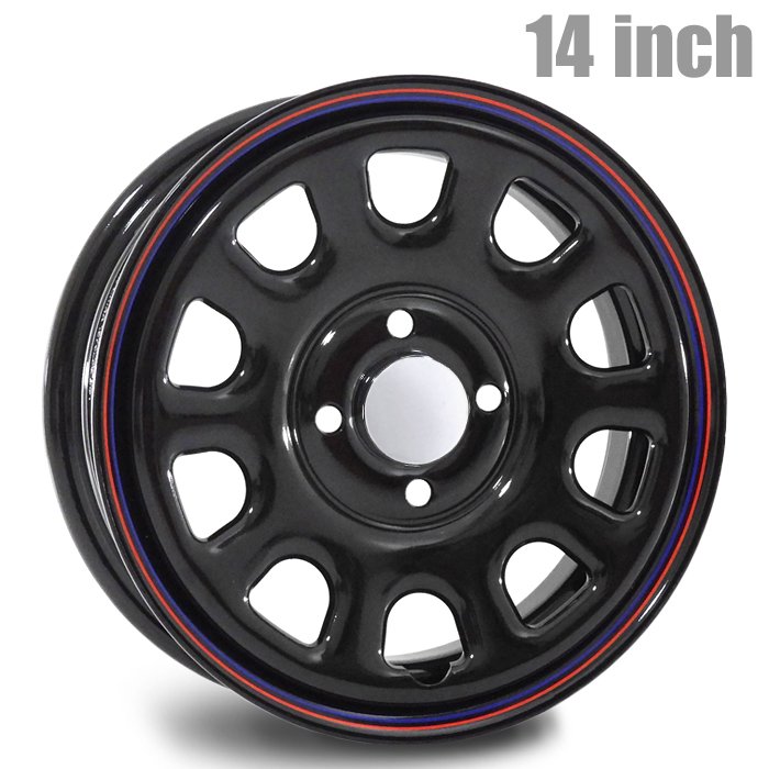 楽天市場】デイトナ 14インチ ホイール 4本セット 14×5.0J +42 4H