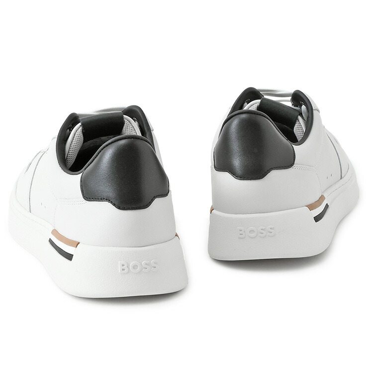 楽天市場】ヒューゴボス HUGO BOSS BOSS レザースニーカー