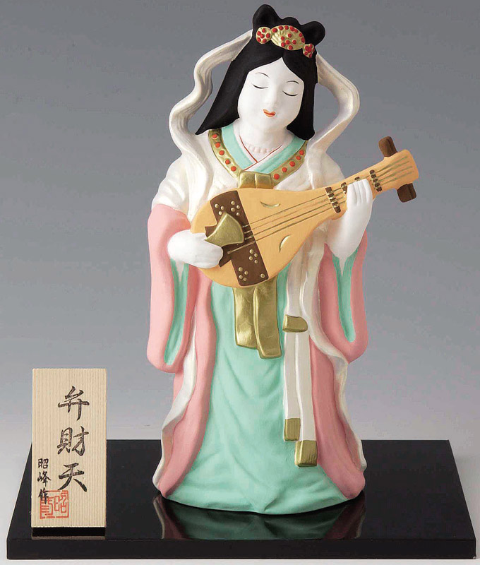 楽天市場】開運招福の縁起物！ 陶器製 笑門七福神 弁財天・弁才天 特大