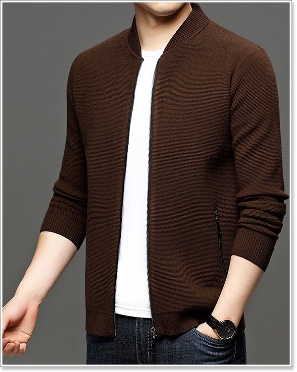 楽天市場】【楽天ランキング受賞】カーディガン メンズ ジップ