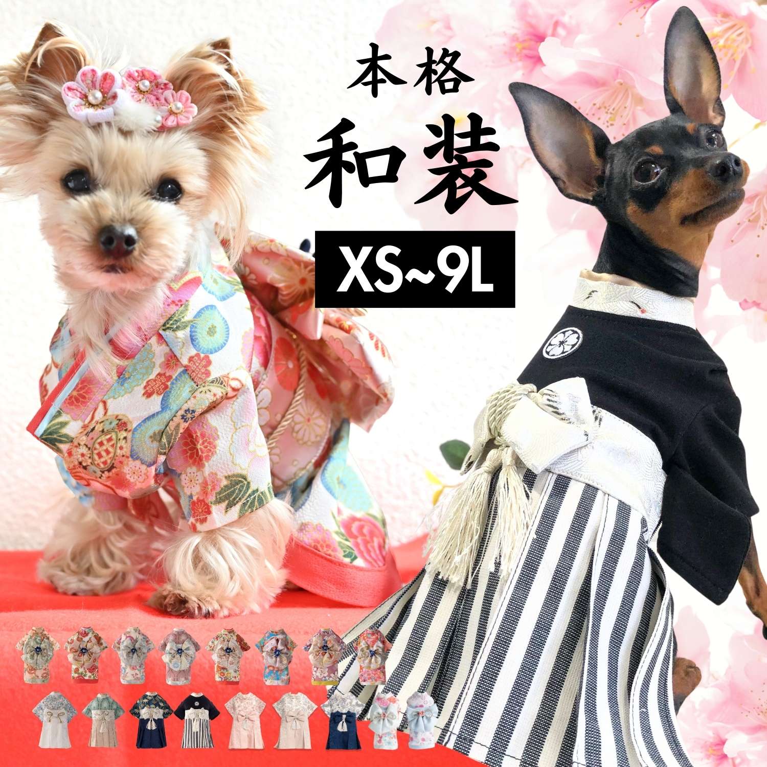 楽天市場】＼4周年SALE開催中！／犬 着物 犬 袴 犬の着物 犬 七五三