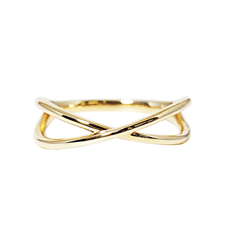 楽天市場】＼2,000円OFFクーポン3/1〜／ 地金 リング クロス 18金 18K