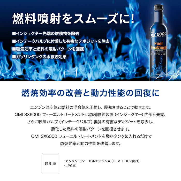 楽天市場】ソヴリン Sovereign QMI SX6000 フューエルトリートメント