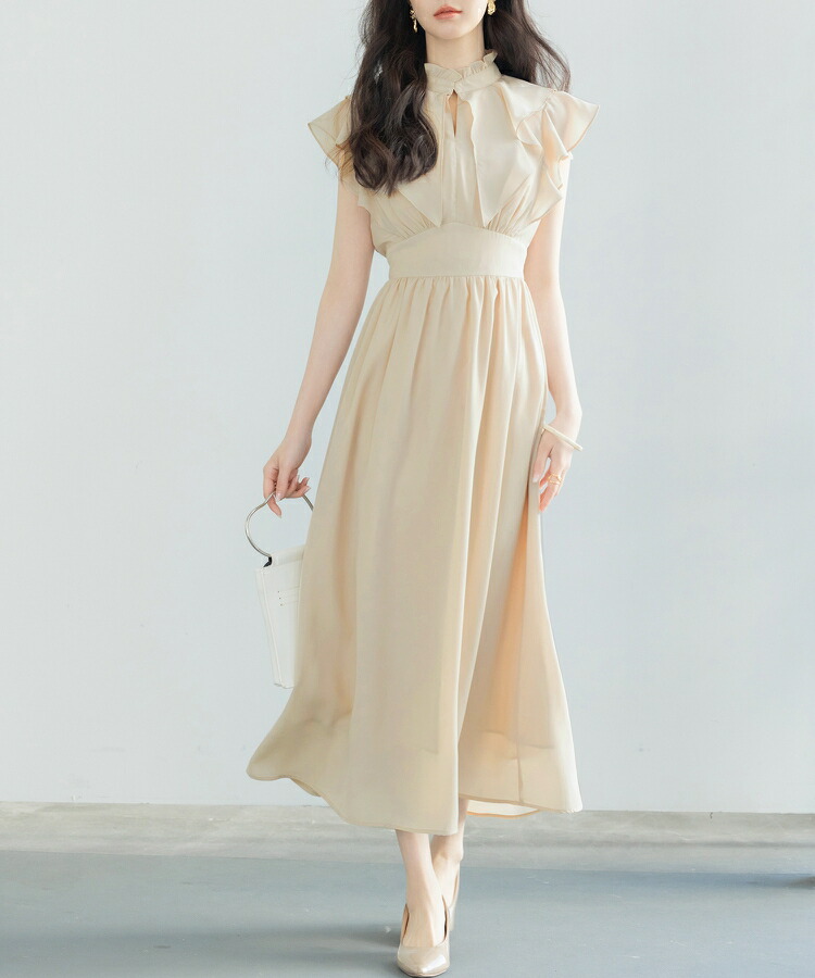 楽天市場】ワンピース レーディスワンピース ノースリーブ ジョゼット