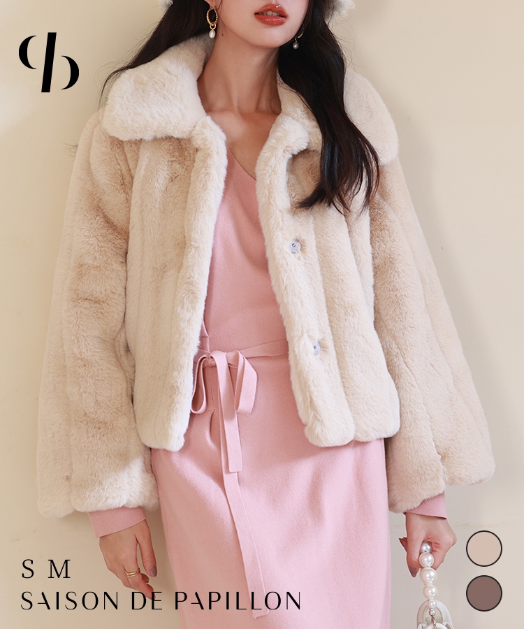 楽天市場】フェイクファー コート ムートン レディース きれいめ