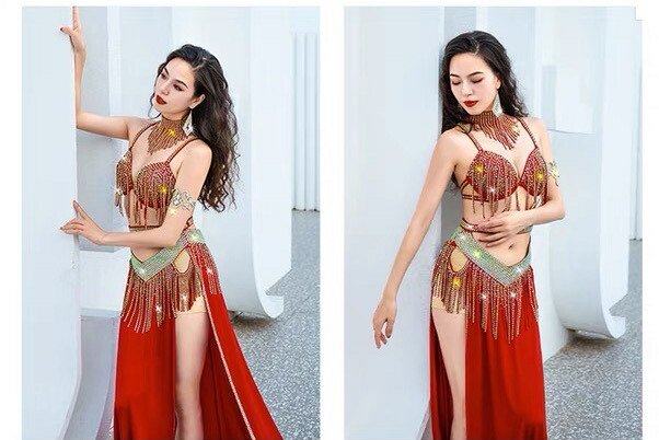 楽天市場】オリエンタル衣装フリンジラインストーンデザイン 全3色