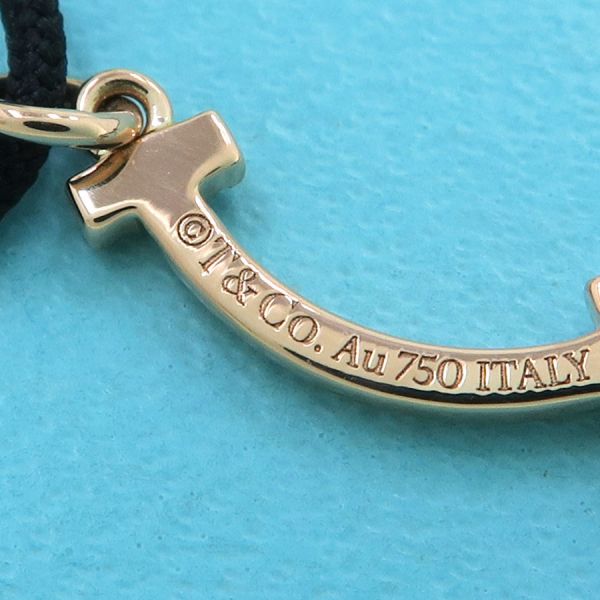 楽天市場】ティファニー Tスマイルダイヤブレスレット/ブラックコード