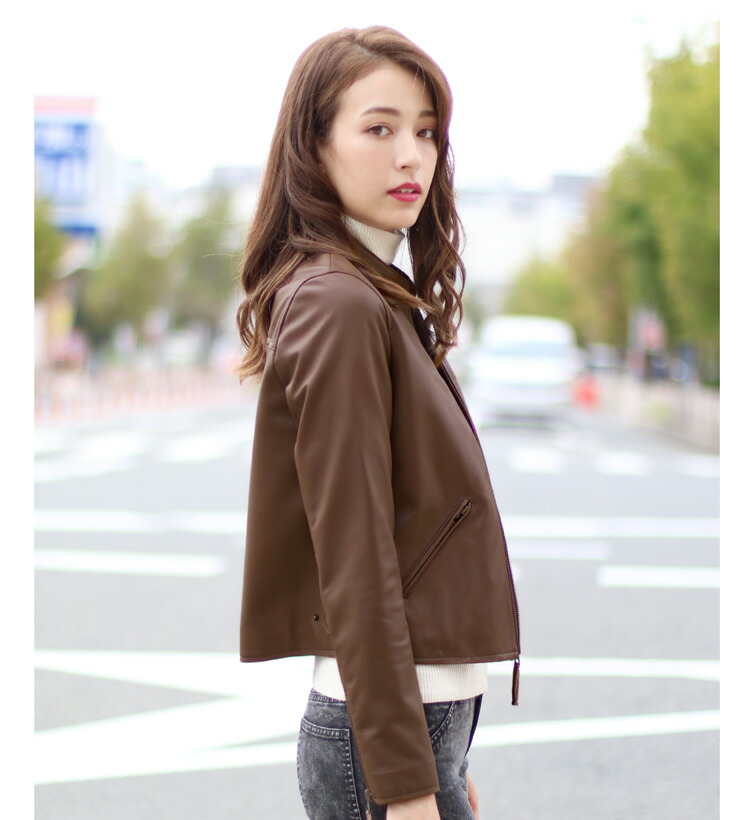 楽天市場】【訳あり】ラム ライダース ジャケット シングル ナッパ加工