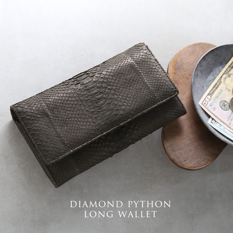 楽天市場】【20%offクーポン】パイソン 長財布 レディース 軽い 本革