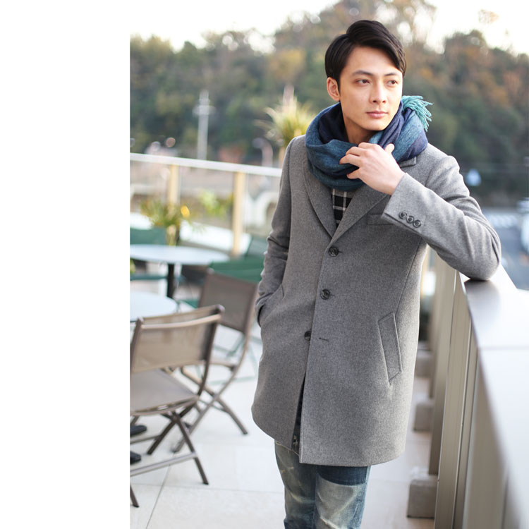 楽天市場】チェスターコート メンズ ダウン ライナー カシミヤ