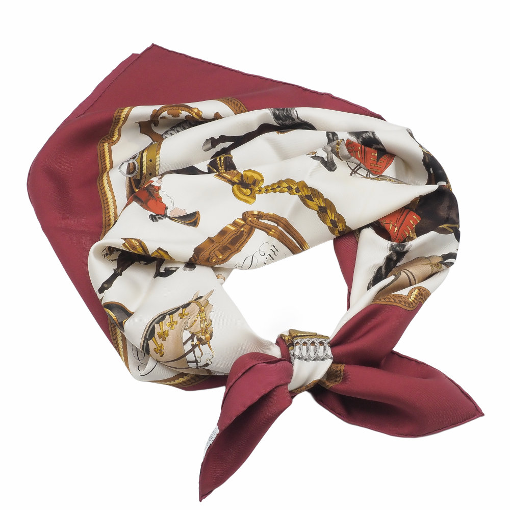 楽天市場】【返品OK】エルメス カレ90 スカーフ 約90×90cm REPRISE