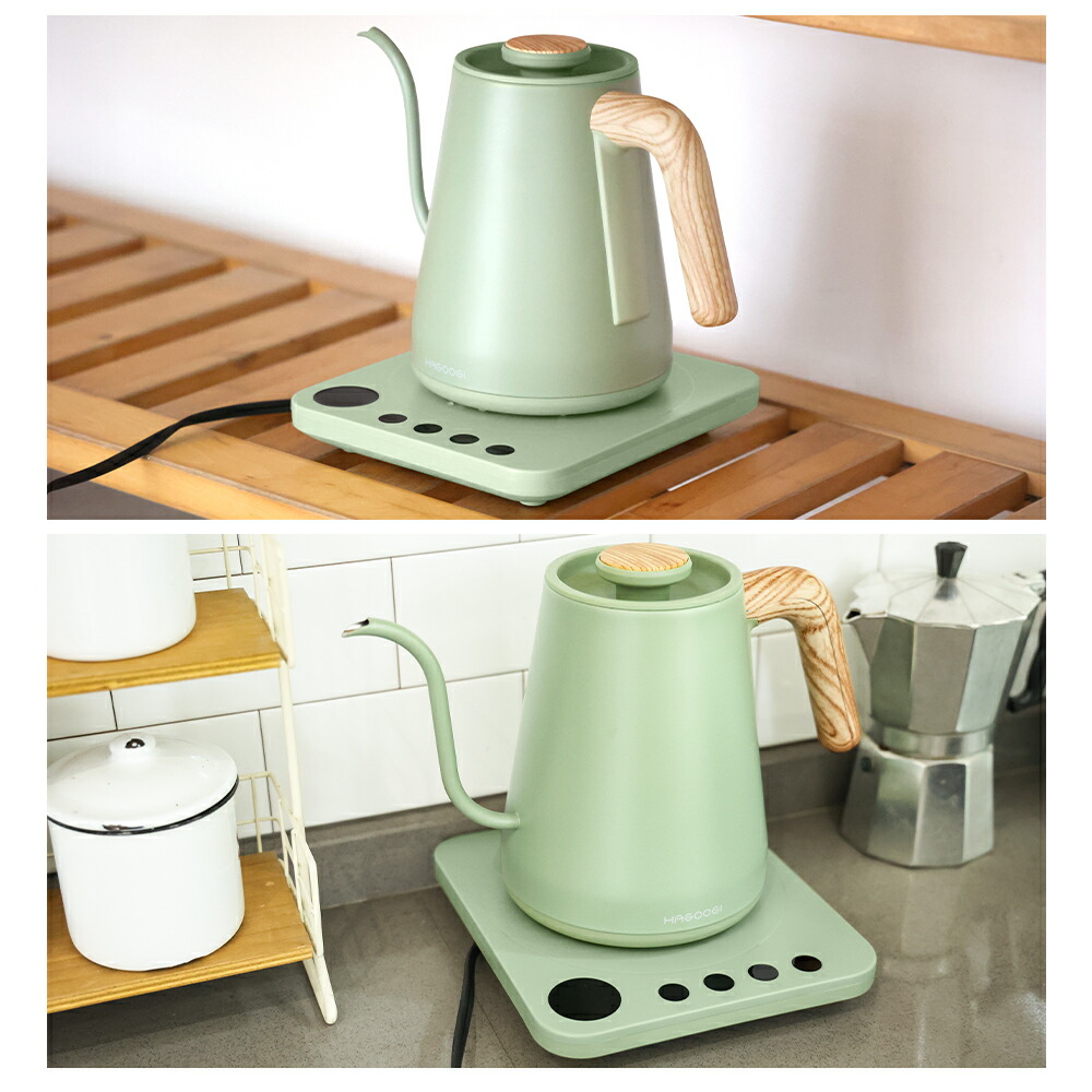 楽天市場】HAGOOGI 電気ケトル 1L ケトル 温度調節 電子ケトル 温度