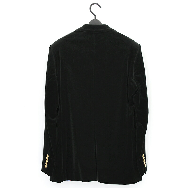 楽天市場】グッチ ベルベットジャケット メンズ ベロア シングル 1つ