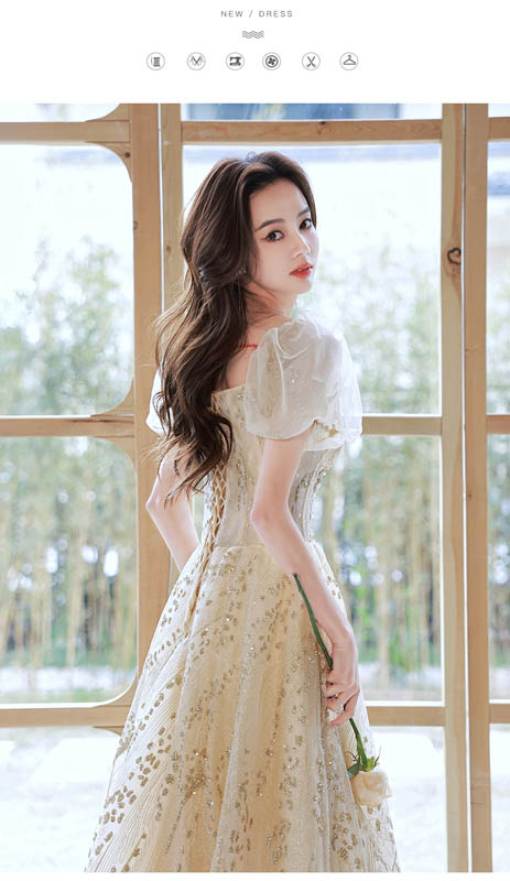 楽天市場】前撮りカラードレス 二次会 ロングドレス 高級感 演奏会用