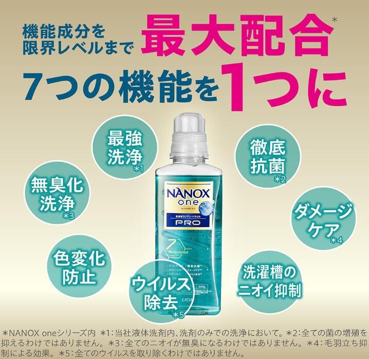 楽天市場】【洗濯ネット3枚付き】ナノックス 詰め替え nanox one