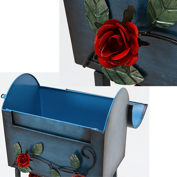 楽天市場】【直送】【日時指定不可】不二貿易 メールボックス ローズ