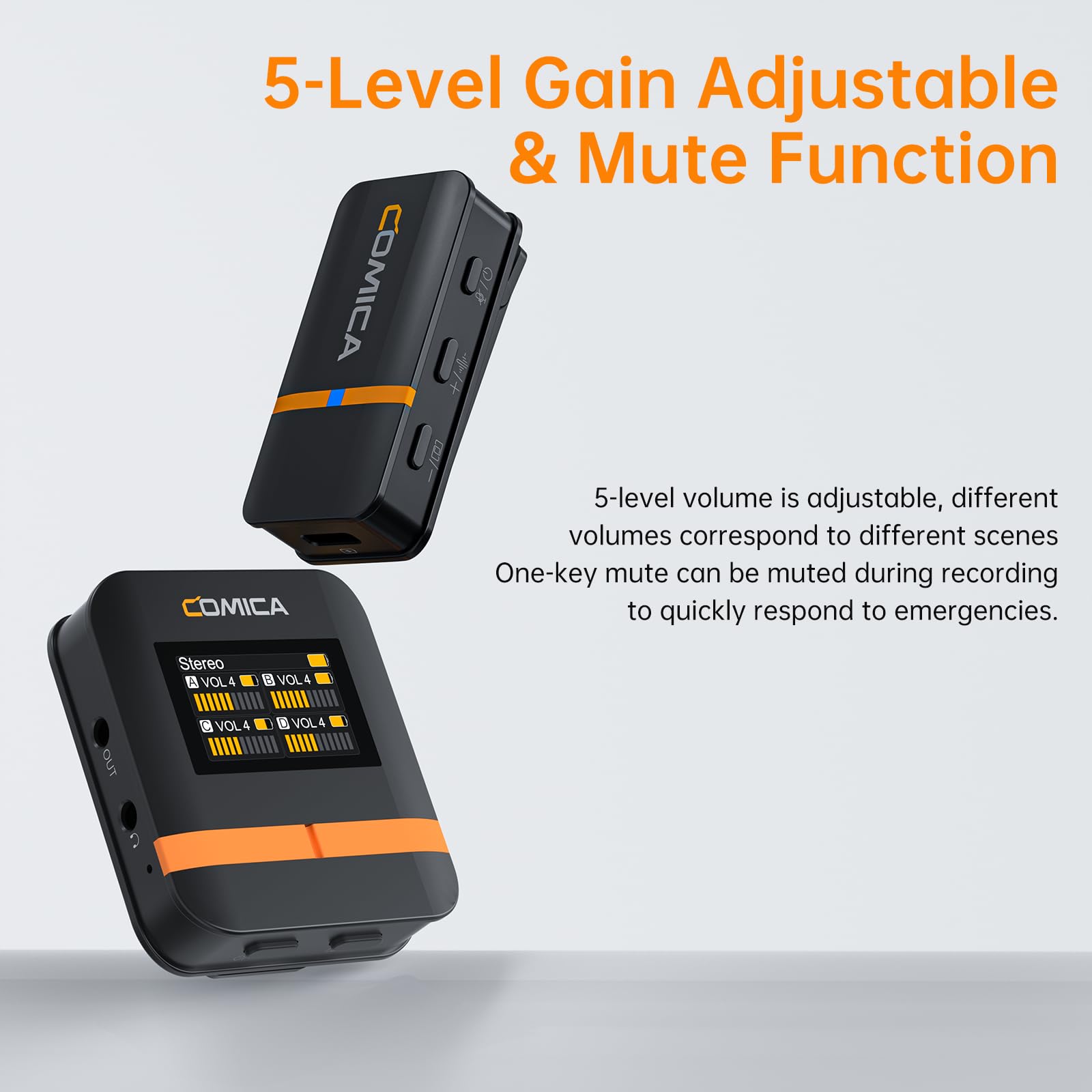 楽天市場】comica Vimo Q 送信機4台+受信機1台 ワイヤレスピンマイク