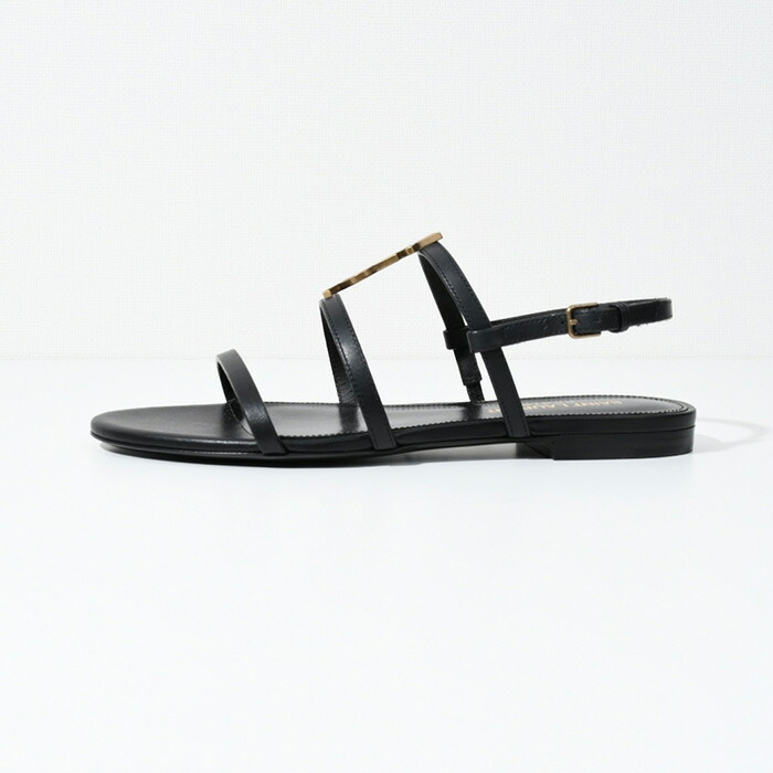 楽天市場】SAINT LAURENT サンローラン サンダル カサンドラ フラット