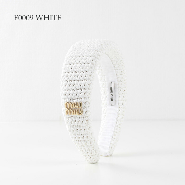 楽天市場】MIU MIU ミュウミュウ ヘアアクセサリー カチューシャ