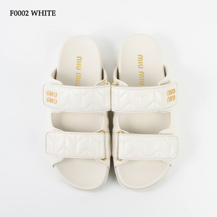 楽天市場】【3/1限定10％オフ＆P10倍】MIU MIU ミュウミュウ サンダル