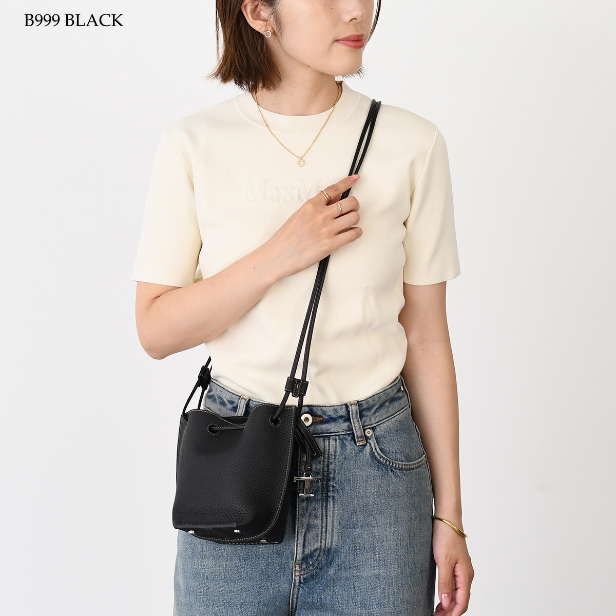 楽天市場】TOD'S トッズ ショルダーバッグ レザー バケット バッグ