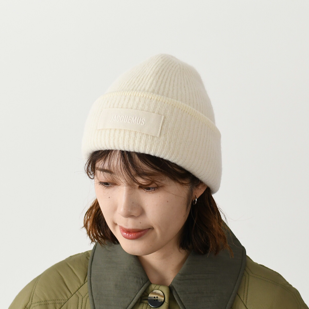 楽天市場】JACQUEMUS ジャックムス ニット帽 LE BONNET GROS GRAIN