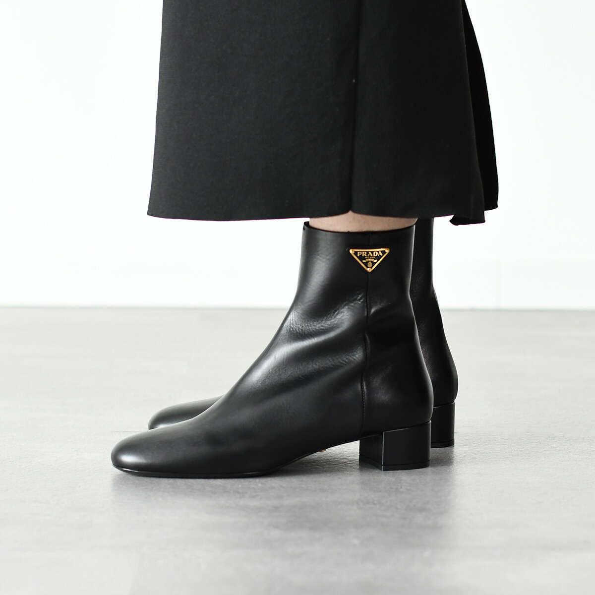 楽天市場】PRADA プラダ ブーツ シューズ 1T607N 070 アンクルブーツ