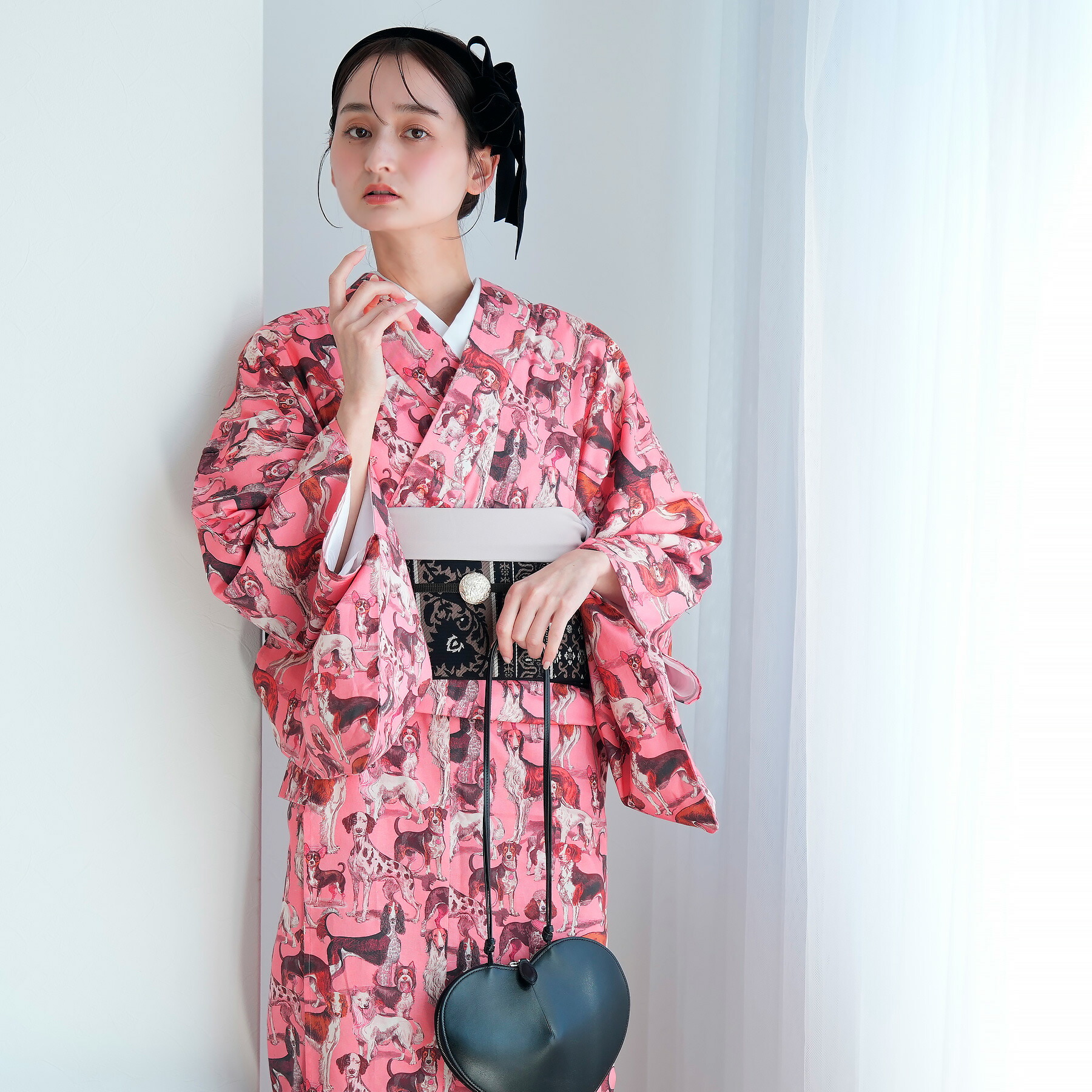 楽天市場】【20％OFF】【ニコアンティーク 単衣着物 ドッグ・エキスポ