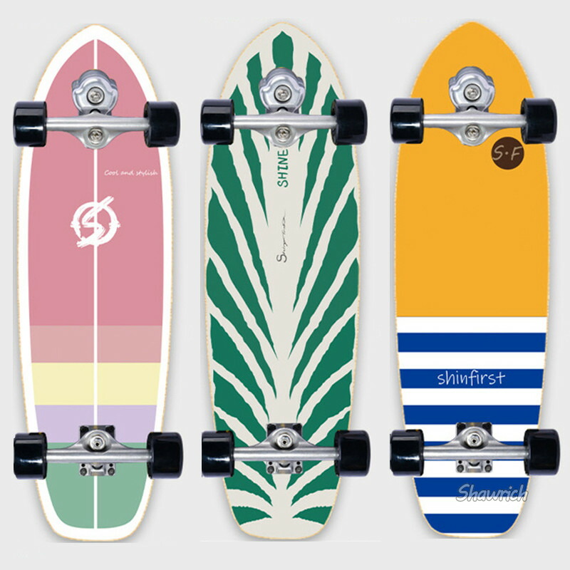 楽天市場】送料無料 サーフスケートボード コンプリート 32インチ