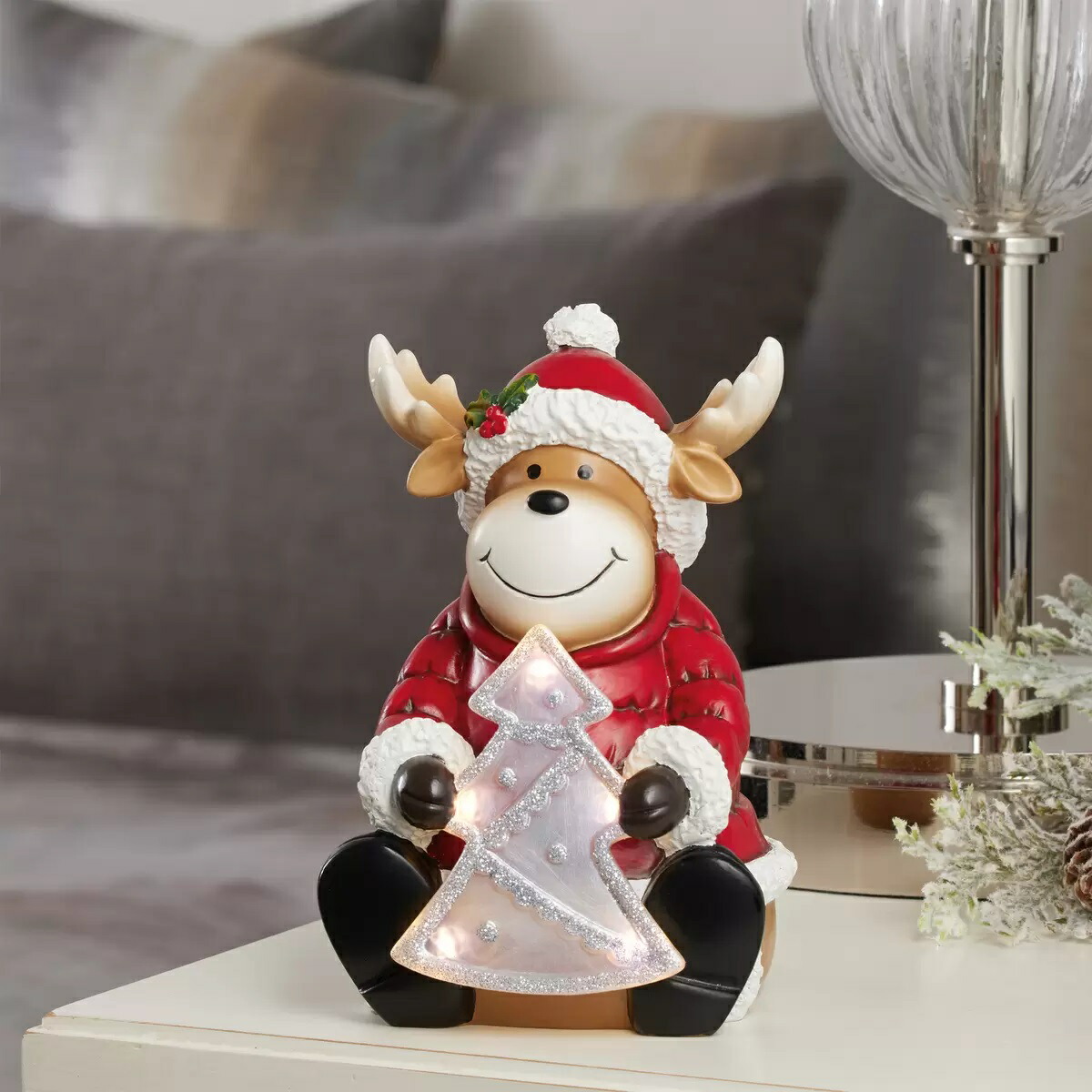 楽天市場】クリスマス フィギュア ライト 3個 飾り 室内